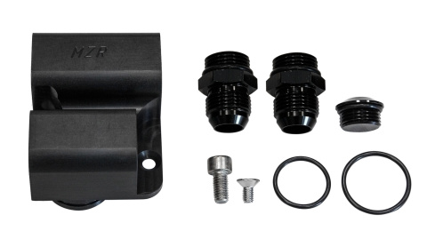 Adapter podwójnego spływu głowicy WODA + OLEJ Nissan Skyline Stagea RB20 RB25 RB26